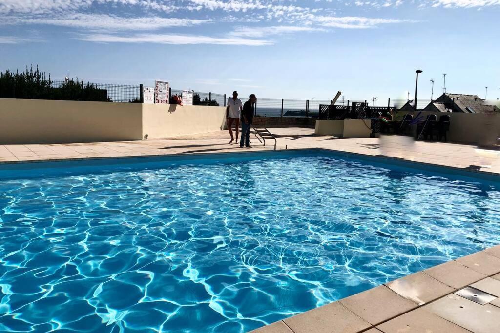 Charmant Studio A 400M De La Plage Avec Piscine กิเดล ภายนอก รูปภาพ