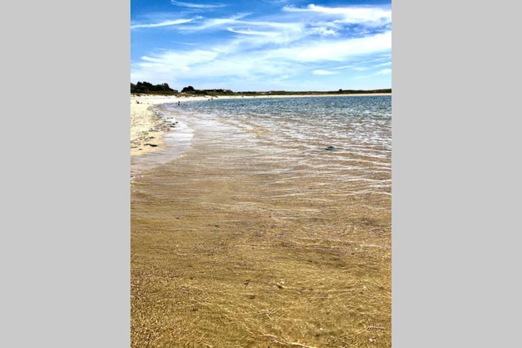 Charmant Studio A 400M De La Plage Avec Piscine กิเดล ภายนอก รูปภาพ